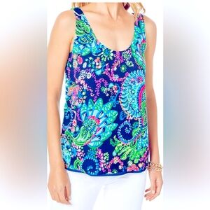 Lilly Pulitzer Florin reversible Tank in Multi Take Me To The Sea